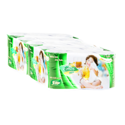 Giấy vệ sinh E'mos Extra 10 - 3 lớp