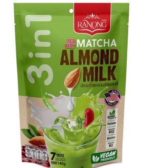 Trà Sữa Hạnh Nhân Matcha vị Đậu Đỏ 140g